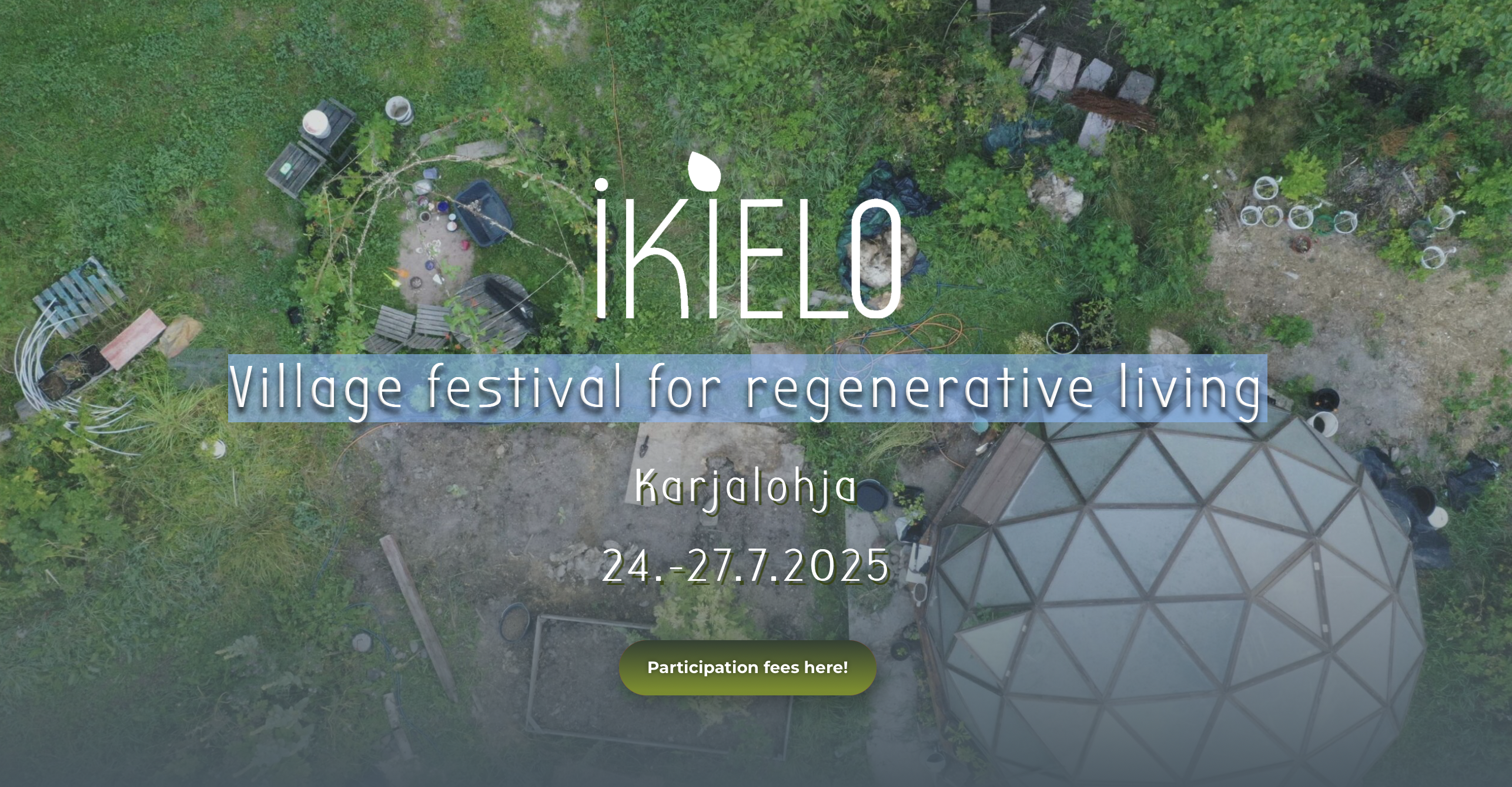 Ikielo – Village festival for regenerative living